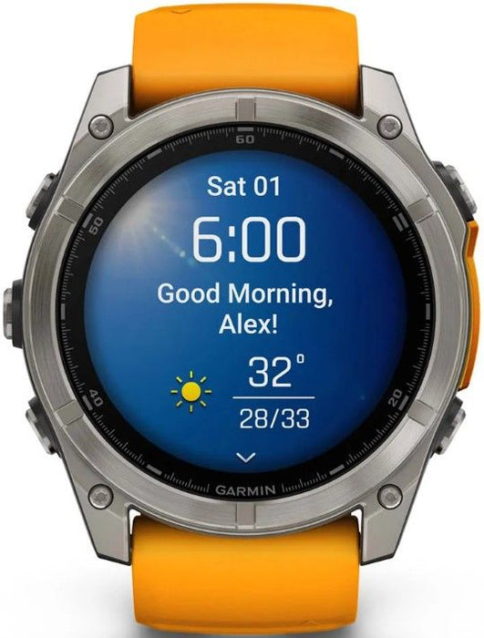 Smartwatch GARMIN Fénix 8 AMOLED Orange 1,4" Ø 50 mm