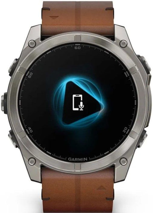 Garmin Fenix 8 3.56 cm (1.4") AMOLED 51 mm Digital 454 x 454 pixels Touchscreen Titanium Wi-Fi GPS (satellite)