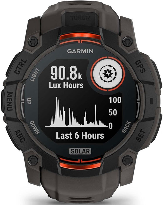 Smartwatch GARMIN Instinct 3 Solar GPS 50mm Black 1,3"