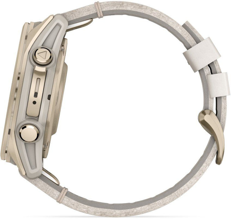 Garmin Fenix 8 3.3 cm (1.3") AMOLED 43 mm Digital 416 x 416 pixels Touchscreen Gold Wi-Fi GPS (satellite)