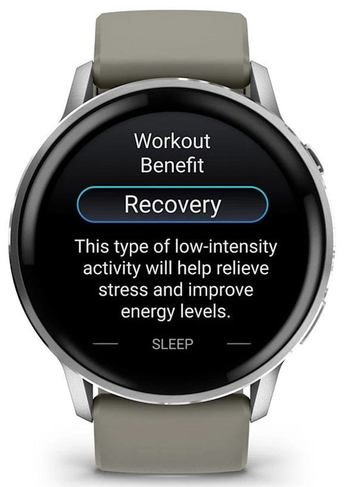 Garmin Venu 4 3.56 cm (1.4") AMOLED 45 mm Digital 454 x 454 pixels Touchscreen Silver Wi-Fi GPS (satellite)