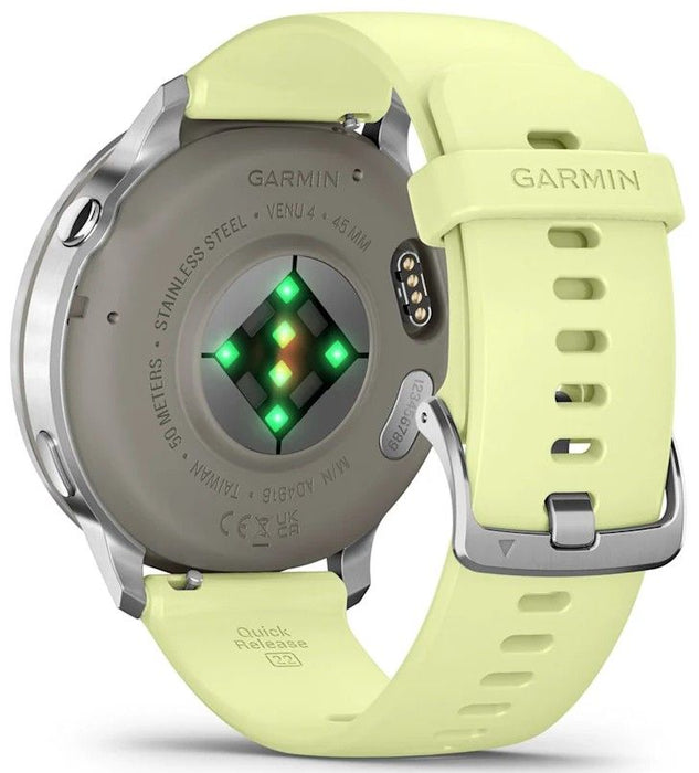 Garmin Venu 010-03014-02 smartwatch / sport watch 3.56 cm (1.4") AMOLED 45 mm Digital 454 x 454 pixels Touchscreen Silver Wi-Fi GPS (satellite)