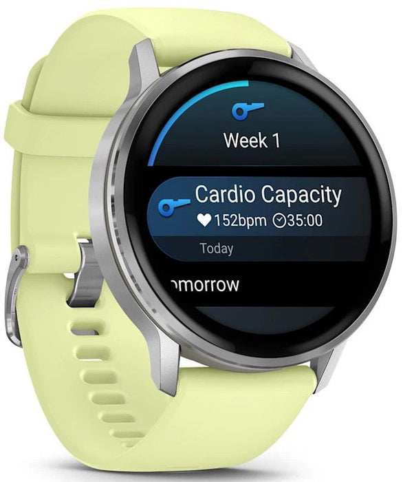 Garmin Venu 010-03014-02 smartwatch / sport watch 3.56 cm (1.4") AMOLED 45 mm Digital 454 x 454 pixels Touchscreen Silver Wi-Fi GPS (satellite)