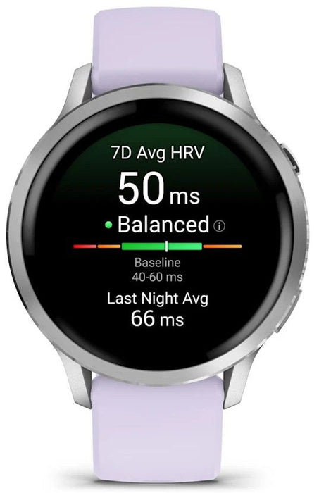 Garmin Venu 4 3.05 cm (1.2") AMOLED 41 mm Digital 390 x 390 pixels Touchscreen Silver Wi-Fi GPS (satellite)