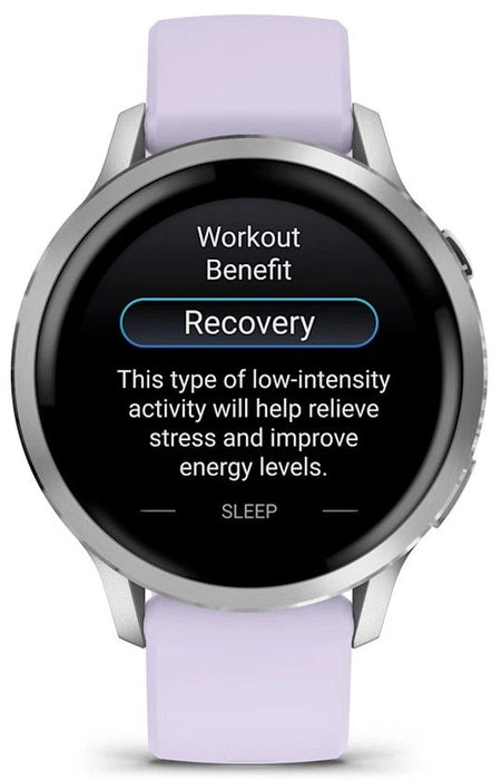 Garmin Venu 4 3.05 cm (1.2") AMOLED 41 mm Digital 390 x 390 pixels Touchscreen Silver Wi-Fi GPS (satellite)