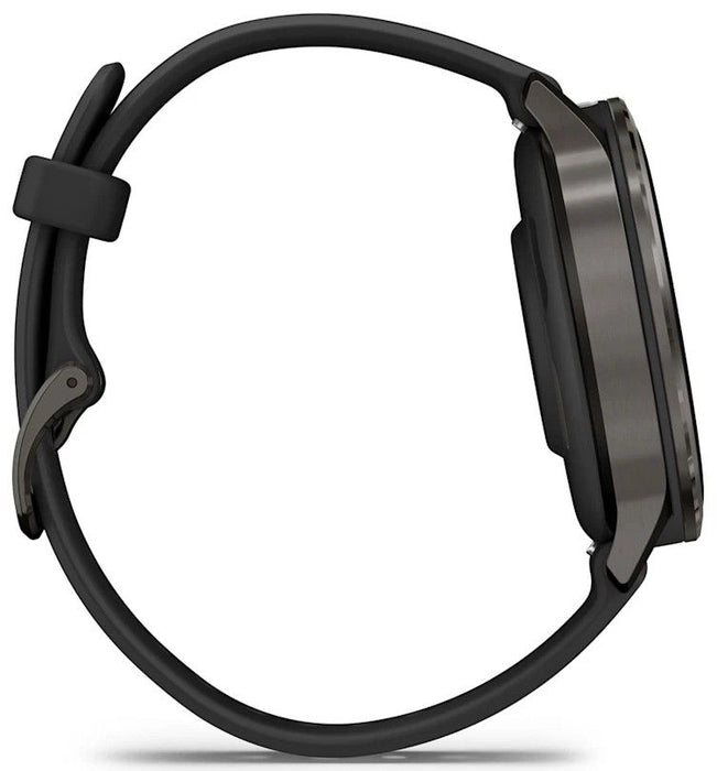 Garmin Venu 4 Smart Watch 41mm, GPS, Black with Dark Gray Silicone Band EU