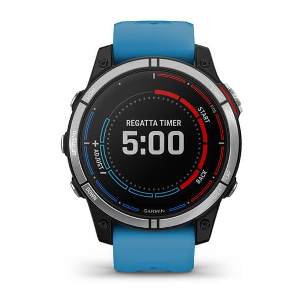 Garmin quatix 7 3.3 cm (1.3") MIP 47 mm Digital 260 x 260 pixels Touchscreen Blue Wi-Fi GPS (satellite)