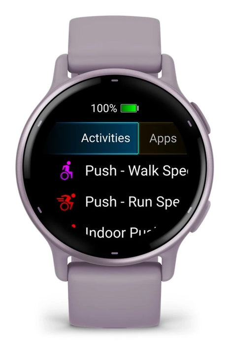Garmin Vivoactive 5 3.05 cm (1.2") AMOLED Digital 390 x 390 pixels Touchscreen Violet Wi-Fi GPS (satellite)