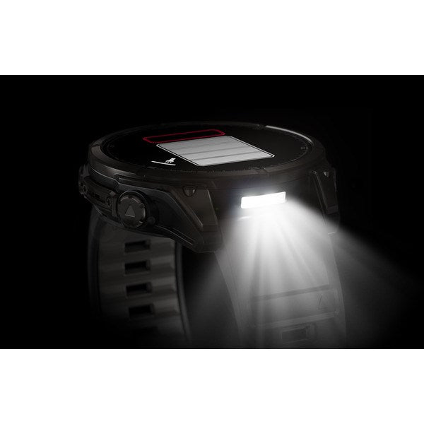 Garmin fenix 8 3.56 cm (1.4") AMOLED 47 mm Digital 454 x 454 pixels Touchscreen Black Wi-Fi GPS (satellite)