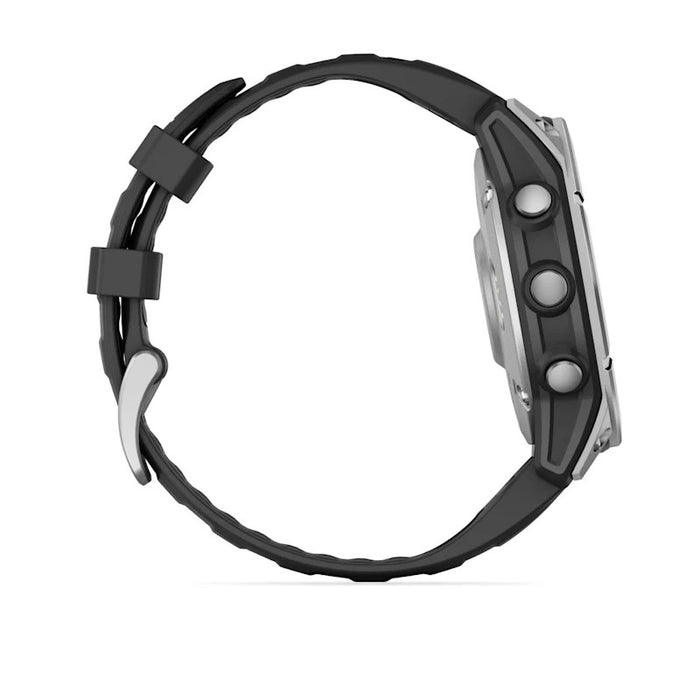 Garmin Fenix E 3.3 cm (1.3") AMOLED 47 mm Digital 416 × 416 pixels Touchscreen Stainless steel Wi-Fi GPS (satellite)