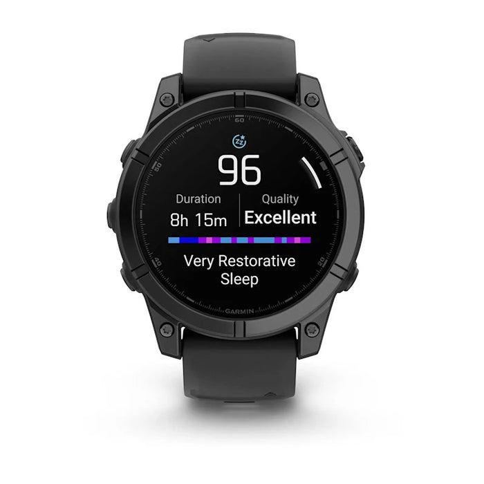 Garmin Fenix E 3.3 cm (1.3") AMOLED 47 mm Digital 416 x 416 pixels Touchscreen Black Wi-Fi GPS (satellite)