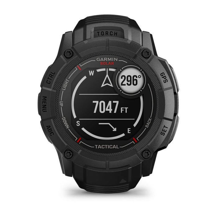 Garmin Instinct 2X Solar Tactical Edition 2.79 cm (1.1") MIP 50 mm Digital 176 x 176 pixels Touchscreen Black GPS (satellite)