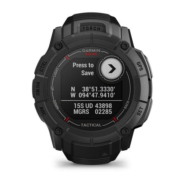 Garmin Instinct 2X Solar Tactical Edition 2.79 cm (1.1") MIP 50 mm Digital 176 x 176 pixels Touchscreen Black GPS (satellite)