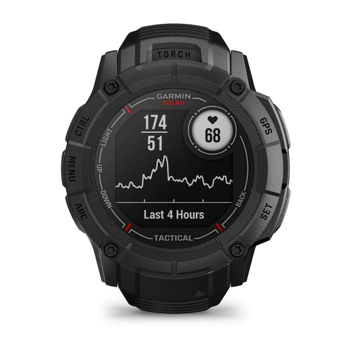 Garmin Instinct 2X Solar Tactical Edition 2.79 cm (1.1") MIP 50 mm Digital 176 x 176 pixels Touchscreen Black GPS (satellite)