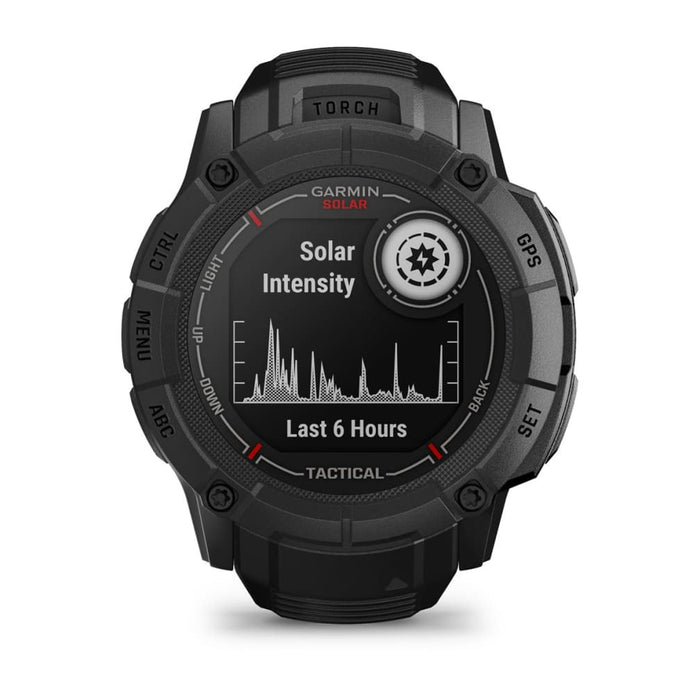 Garmin Instinct 2X Solar Tactical Edition 2.79 cm (1.1") MIP 50 mm Digital 176 x 176 pixels Touchscreen Black GPS (satellite)