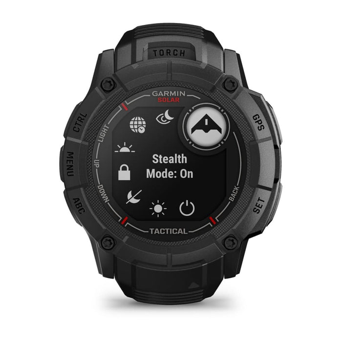 Garmin Instinct 2X Solar Tactical Edition 2.79 cm (1.1") MIP 50 mm Digital 176 x 176 pixels Touchscreen Black GPS (satellite)