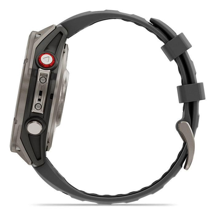 Garmin fēnix 8 Pro 3.56 cm (1.4") AMOLED 47 mm Digital 454 x 454 pixels Touchscreen Graphite, Titanium Wi-Fi GPS (satellite)