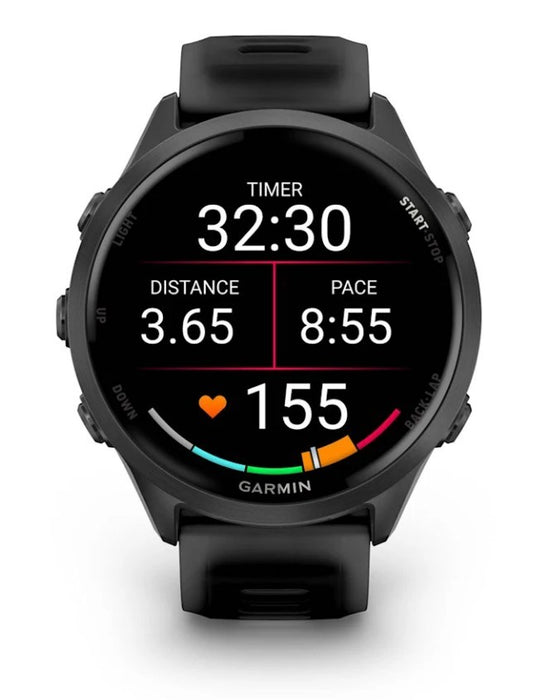 Garmin Forerunner 570 3.56 cm (1.4") AMOLED 47 mm Digital 454 x 454 pixels Touchscreen Black Wi-Fi GPS (satellite)