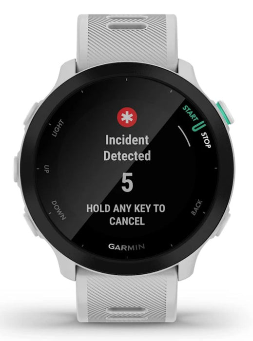 Garmin Forerunner 55 2.64 cm (1.04") MIP 42 mm Digital 208 x 208 pixels White GPS (satellite)