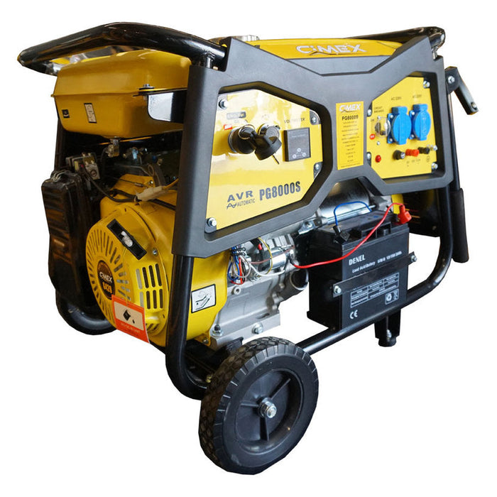 GASOLINE GENERATOR CIMEX PG8000S 6000 W - Електрогенератори<<<Големи машини<<<Инструменти и