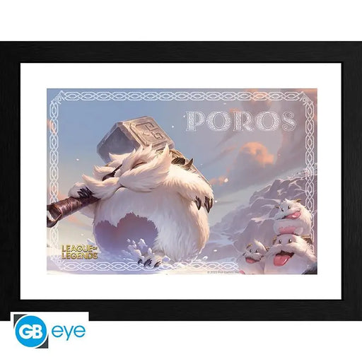 GBEYE League of Legends - Framed print ’Poro’ (30x40) - Дрехи и аксесоари<<<Геймърска периферия<<<ValiAPI