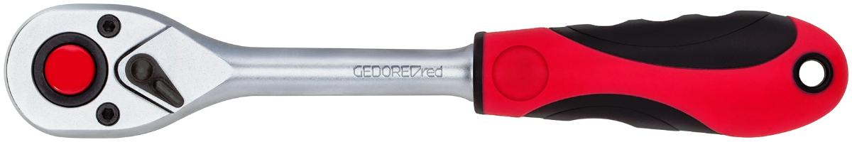 RATCHET 1/4'', T72, 150MM GEDORE RED