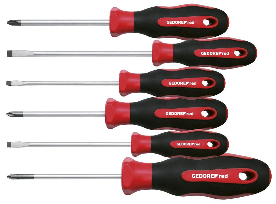 SCREWDRIVER SET 6H. GEDORERED