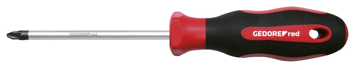 CROSS SCREWDRIVER PZ2 GEDORE RED