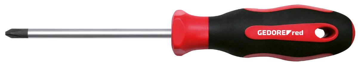 CROSS SCREWDRIVER PH1 GEDORE RED