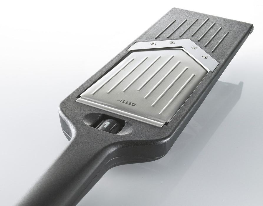 GEFU VIOLI slicer Manual Black ABS synthetics, Stainless steel