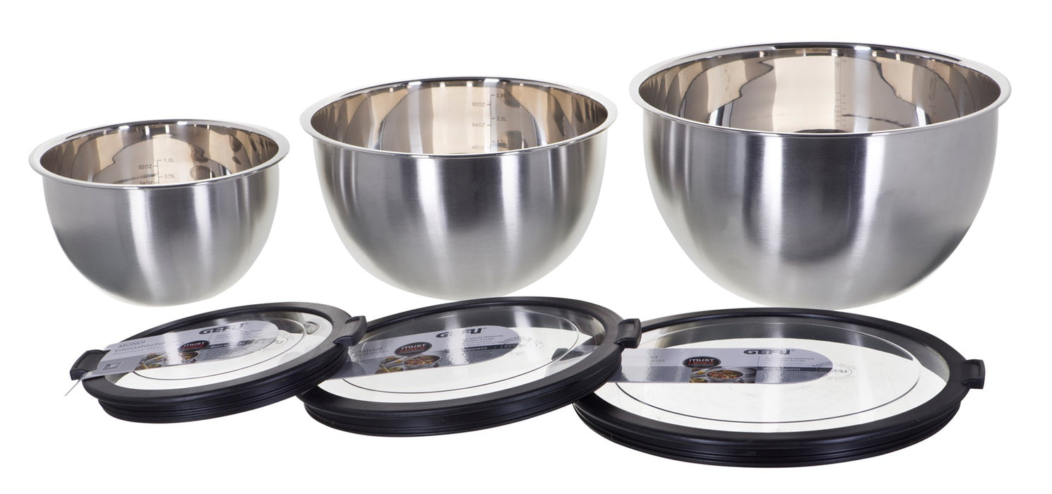 SET OF 3 BOWLS (16, 20, 24 CM) GEFU MONDI G-89430