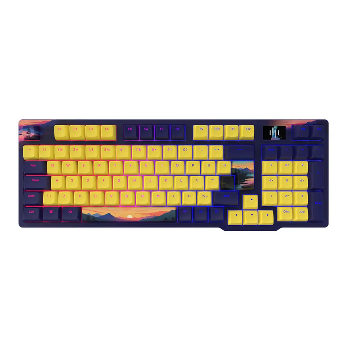 Геймърскa механична клавиатура Dark Project 98A Sunset RGB - G3MS Sapphire Switches PBT - Геймърски