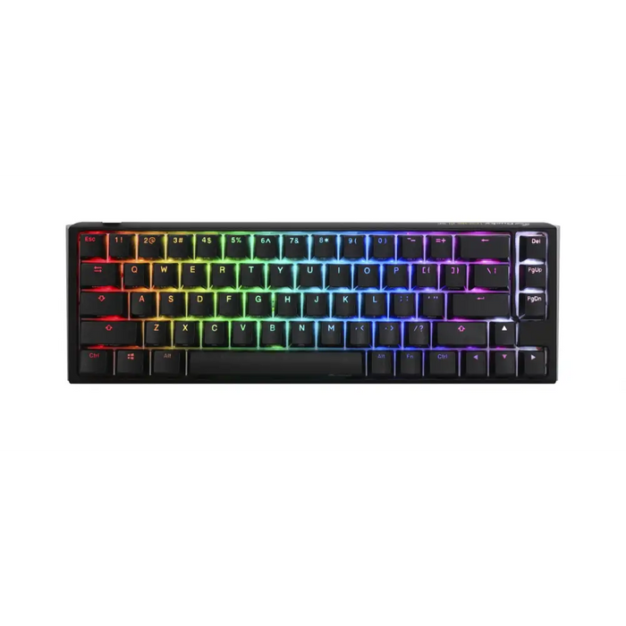 Геймърскa механична клавиатура Ducky One 3 Classic SF 65% Hotswap Cherry MX Silent Red RGB PBT Keycaps - Геймърски