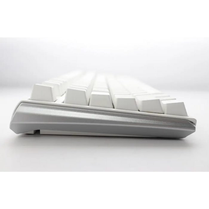 Геймърскa механична клавиатура Ducky One 3 Pure White TKL Hotswap Cherry MX Silent Red RGB PBT Keycaps - Геймърски