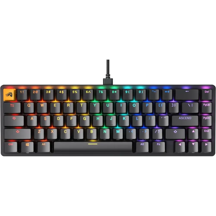 Геймърска механична клавиатура Glorious GMMK 2 Black Compact- Fox Switches US-Layout - Геймърски клавиатури<<<Геймърска