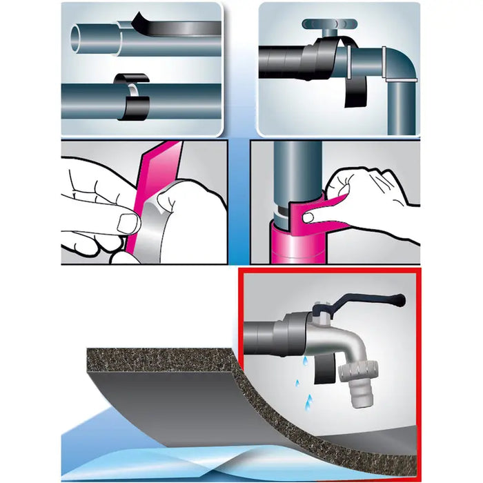 GEKO PIPE INSULATION TAPE - Изолации за тръби<<<Вик<<<Баня<<<Praktiker&&&Изолации за тръби<<<Вик<<<Строителни