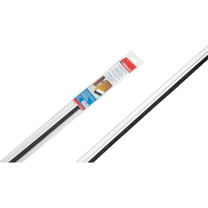 SEALING BRUSH ALUMINUM FOR UNDER THE DOOR 1 M WHITE COLOR GEKO 1400/12
