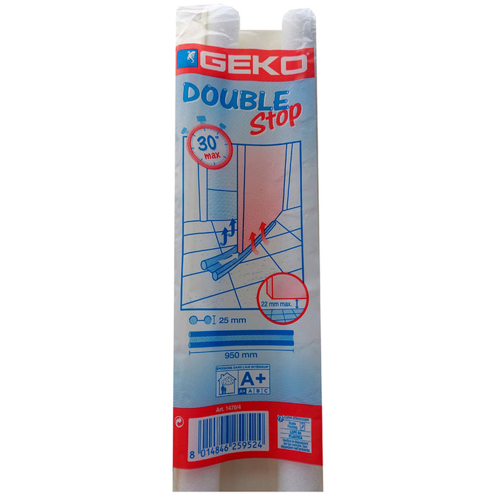 DOUBLE SIDED SEALER 95 CM FOR UNDER THE DOOR WHITE GEKO
