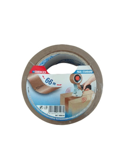 TAPE PACKAGING 50 MM 66 M HAVANA