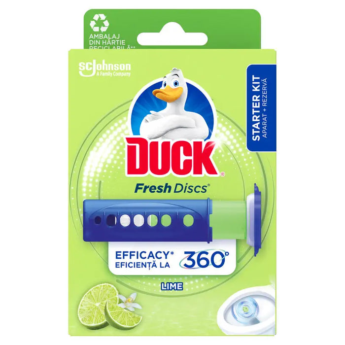 GEL DISCS FOR TOILET LEMON DUCK - Почистващи препарати<<<Домашни потреби<<<Кухня<<<Praktiker