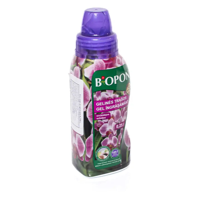 GEL MINERAL FERTILIZER ORCHIDS 0.25L BIOPON - Торове<<<Торове почви и тревни смески<<<Градина<<<Praktiker