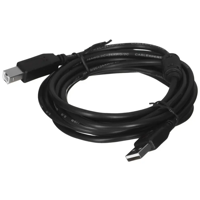 Gembird 3m USB 2.0 A/B M USB cable USB A USB B Black - USB cablesKBA-USB<<<Cables and adaptersKBA<<<ActionPL