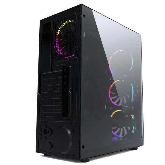Gembird CCC-FC-1500RGB computer case Midi Tower Black Transparent - Computer casesOBU-OBU<<<CasesOBU<<<ActionPL