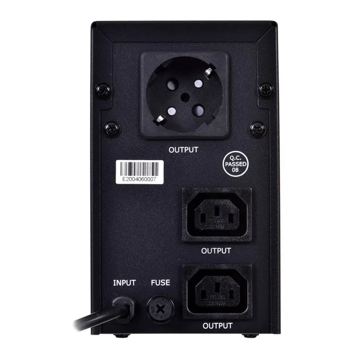 Gembird EG-UPS-031 uninterruptible power supply (UPS) 0.65 kVA 390 W 3 AC outlet(s) - UPSZSI-UPS<<<Emergency power