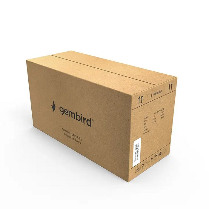 Gembird EG-UPS-036 uninterruptible power supply (UPS) Line-Interactive 3 kVA 1800 W 6 AC outlet(s)