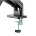 Gembird MA-DA2-06 Desk mounted adjustable double monitor arm 17’’-32’’ black - Monitors - Monitor