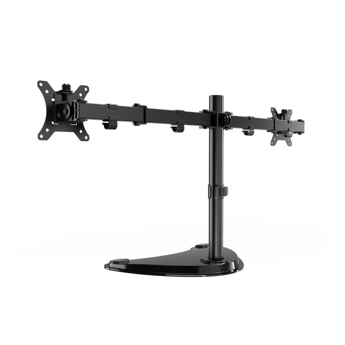 Gembird MS-D2ST-02 Monitor desk stand (rotate tilt swivel) 13”-32” black - Monitors - Monitor