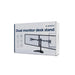 Gembird MS-D2ST-02 Monitor desk stand (rotate tilt swivel) 13”-32” black - Monitors - Monitor