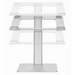 Gembird NBS-D1-02 laptop stand Silver 39.6 cm (15.6’’) - Stands for notebooksCHL-POD<<<CoolingCHL<<<ActionPL