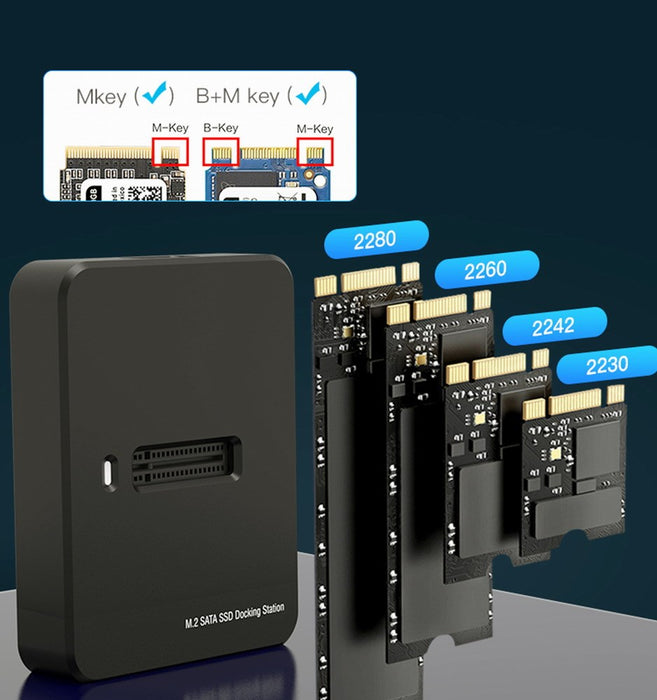 Gembird DD-U3M2 storage drive docking station USB 3.2 Gen 1 (3.1 Gen 1) Type-C Black